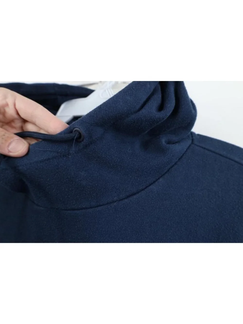 Gymshark Mens Medium Faded Spell Out Running Jogging Gym Hoodie Sweatshirt Blue